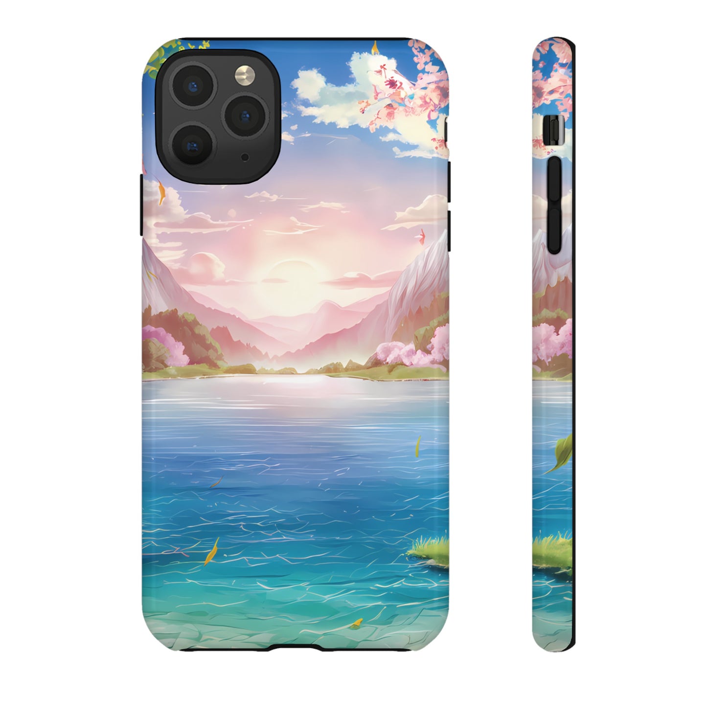 Serene Lake and Mountains - Smartphone Tough Cases