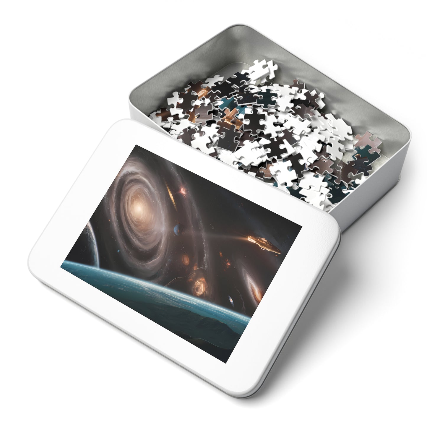Eternal Voyage Through Cosmic Vortexes - Jigsaw Puzzle (30, 110, 252, 500,1000-Piece)