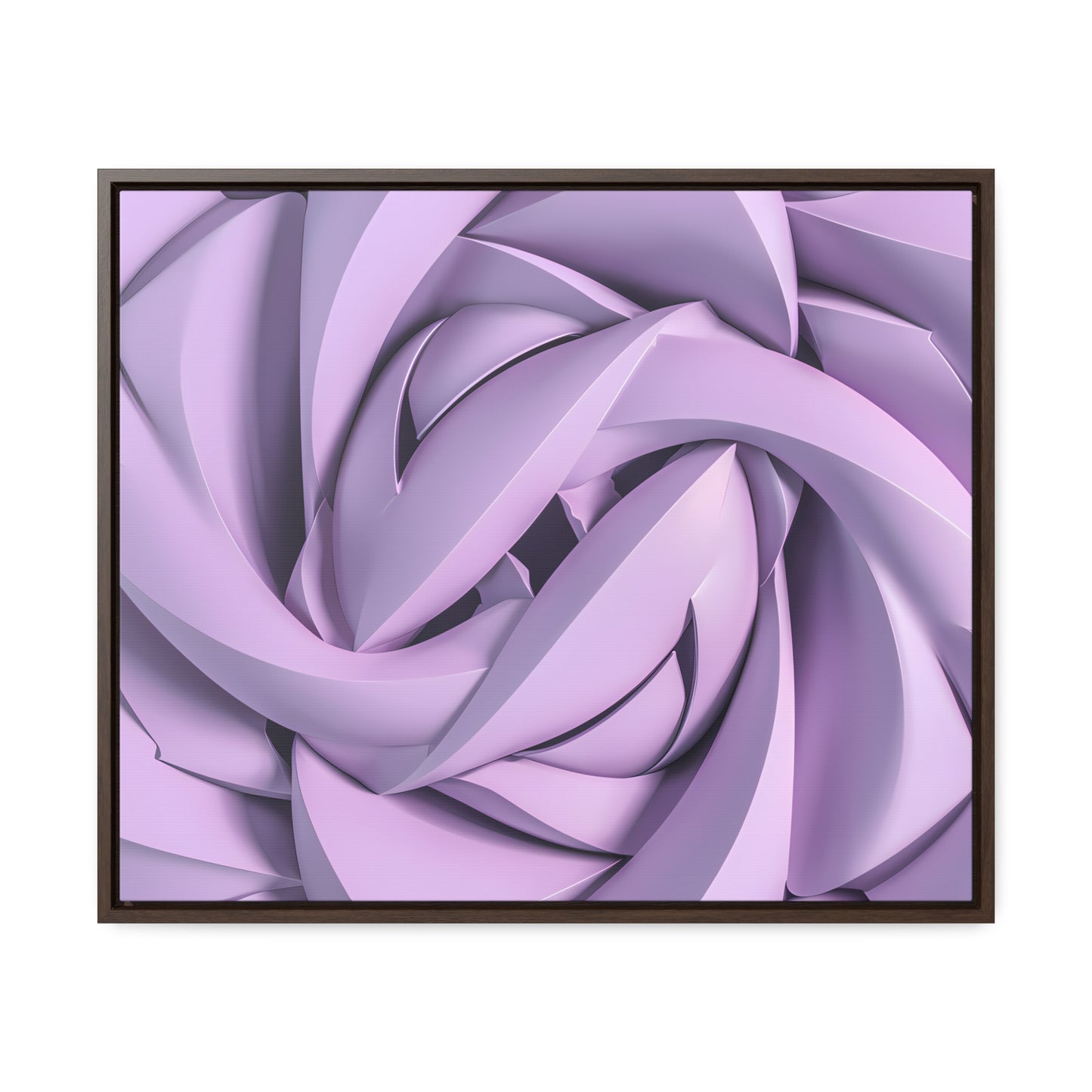 Spiral Petals - Gallery Canvas Wraps, Horizontal Frame