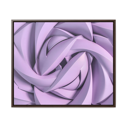Spiral Petals - Gallery Canvas Wraps, Horizontal Frame