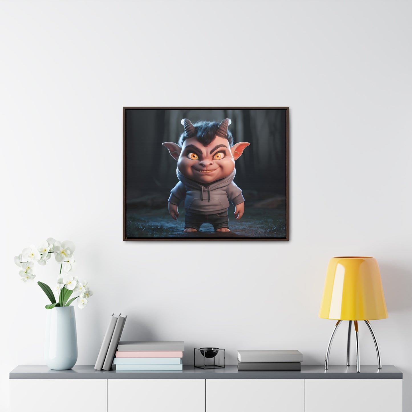 "Forest Mischief" - Gallery Canvas Wraps, Horizontal Frame