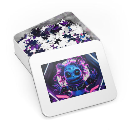 Neon Punk Alien Defender - Jigsaw Puzzle (30, 110, 252, 500,1000-Piece)