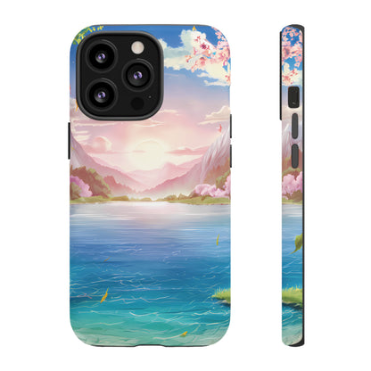 Serene Lake and Mountains - Smartphone Tough Cases
