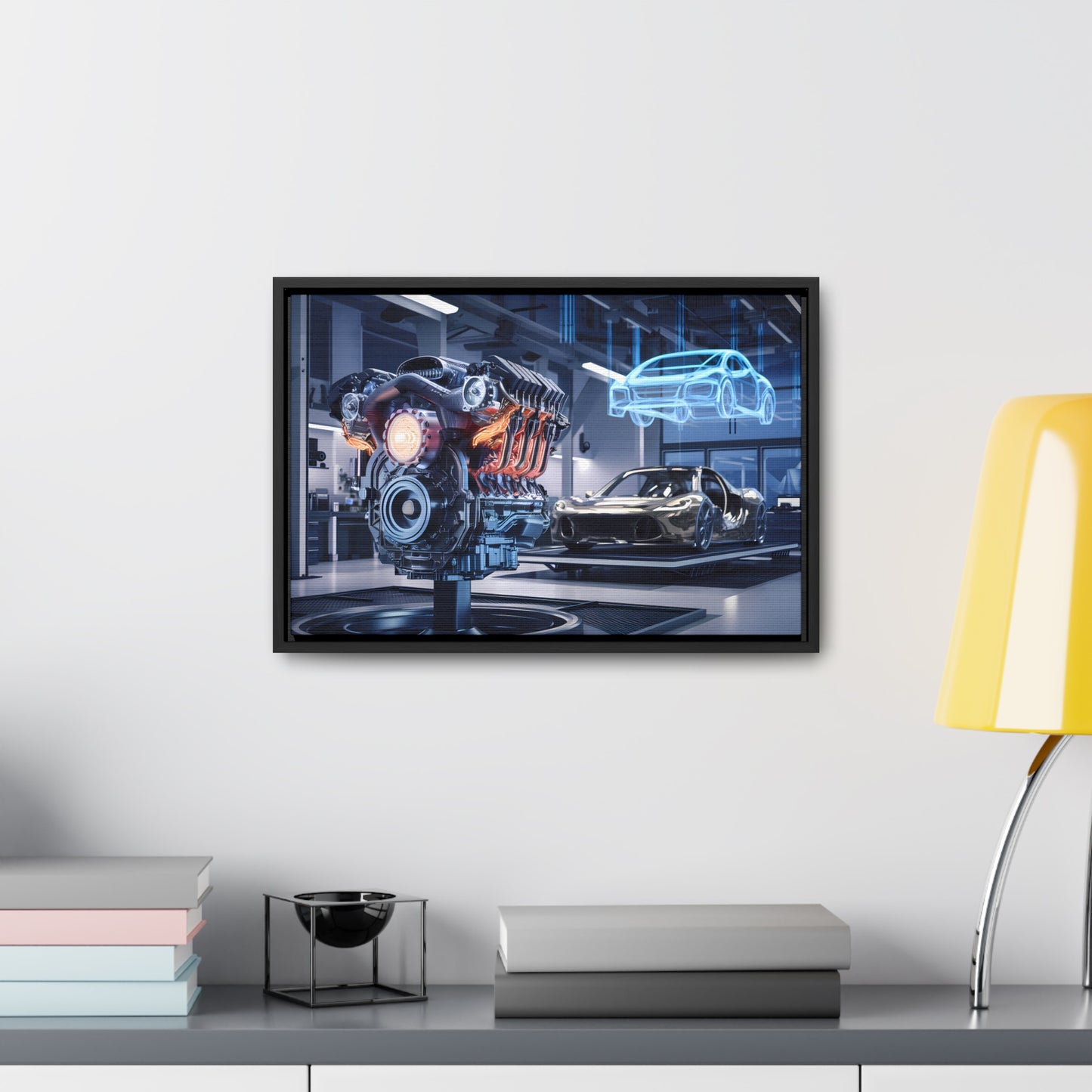 "Cutting-Edge Automotive Engineering" - Gallery Canvas Wraps, Horizontal Frame