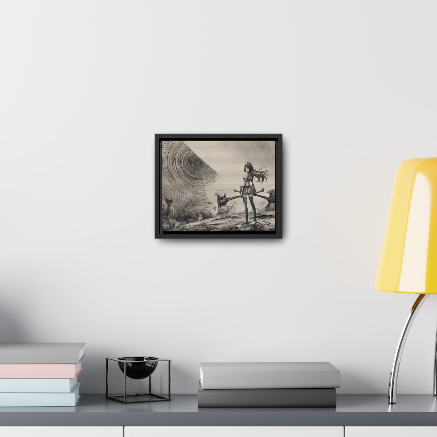 Echoes of the Abyss - Gallery Canvas Wraps, Horizontal Frame