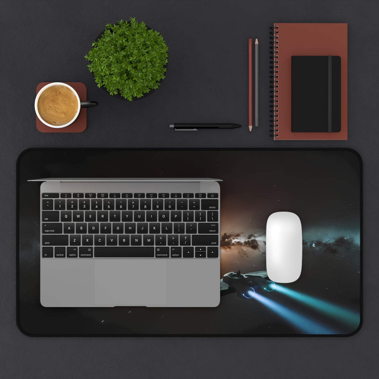 Beyond the Edge of the Galaxy - Desk Mat