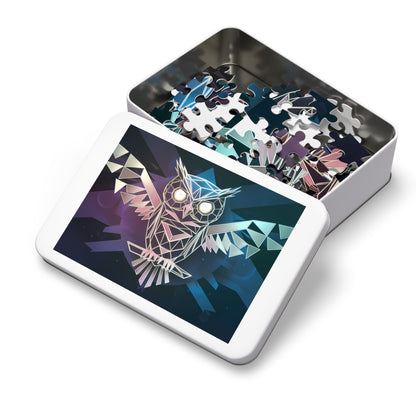 Geometric Owl of the Night - Jigsaw Puzzle (30, 110, 252, 500,1000-Piece)
