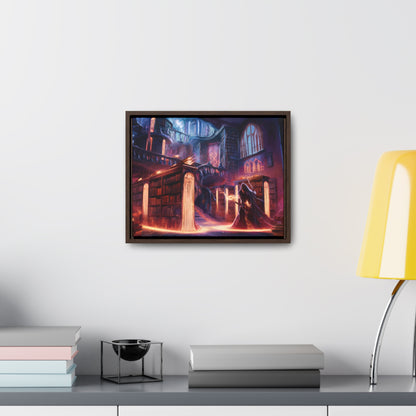 The Arcane Library of Eternal Knowledge - Gallery Canvas Wraps, Horizontal Frame