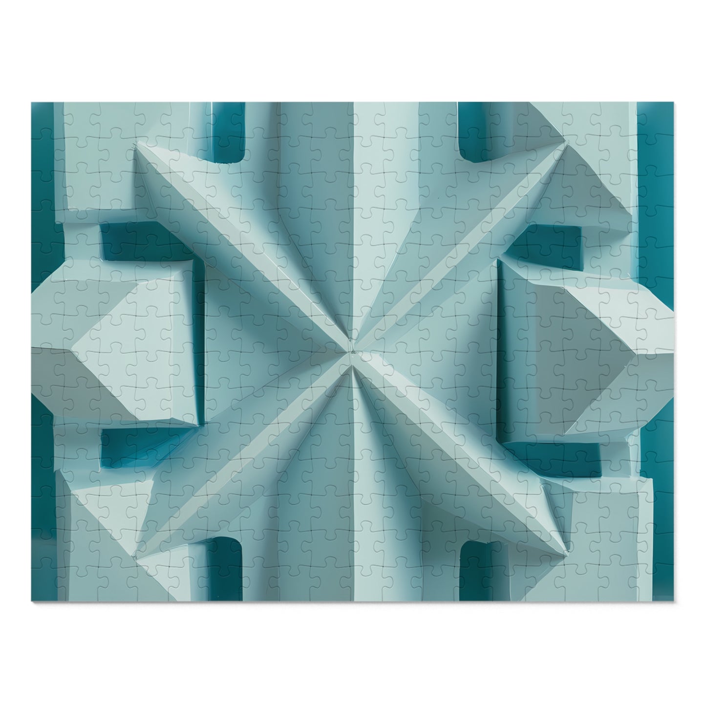 Geometric Frost - Jigsaw Puzzle (30, 110, 252, 500,1000-Piece)
