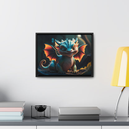 "Forest Guardian Hatchling" - Gallery Canvas Wraps, Horizontal Frame