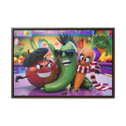 Veggie Rebels - Gallery Canvas Wraps, Horizontal Frame