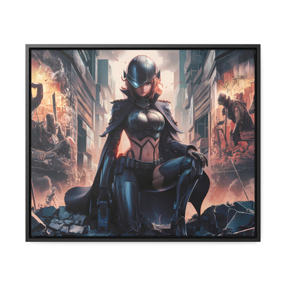 "Shadow of the Resistance" - Gallery Canvas Wraps, Horizontal Frame
