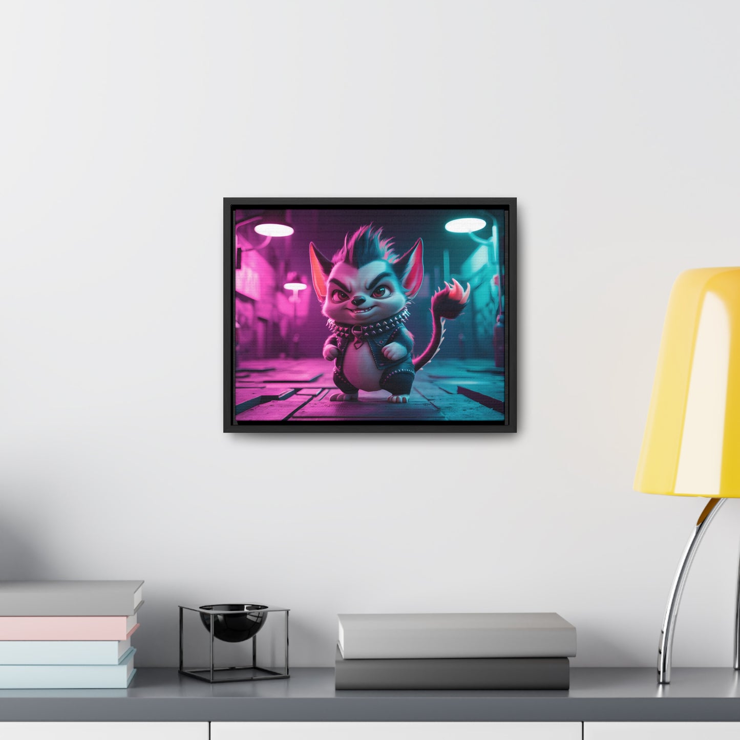 Punk Alley Prowler - Gallery Canvas Wraps, Horizontal Frame