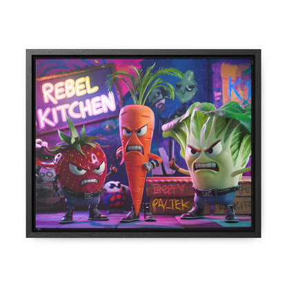 Rebel Veggie Squad - Gallery Canvas Wraps, Horizontal Frame