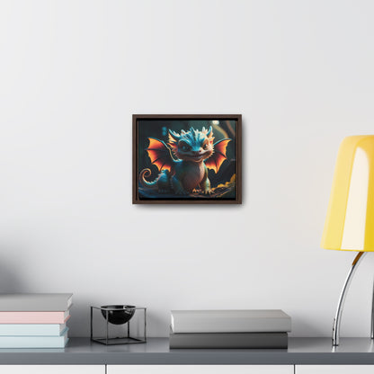 "Forest Guardian Hatchling" - Gallery Canvas Wraps, Horizontal Frame