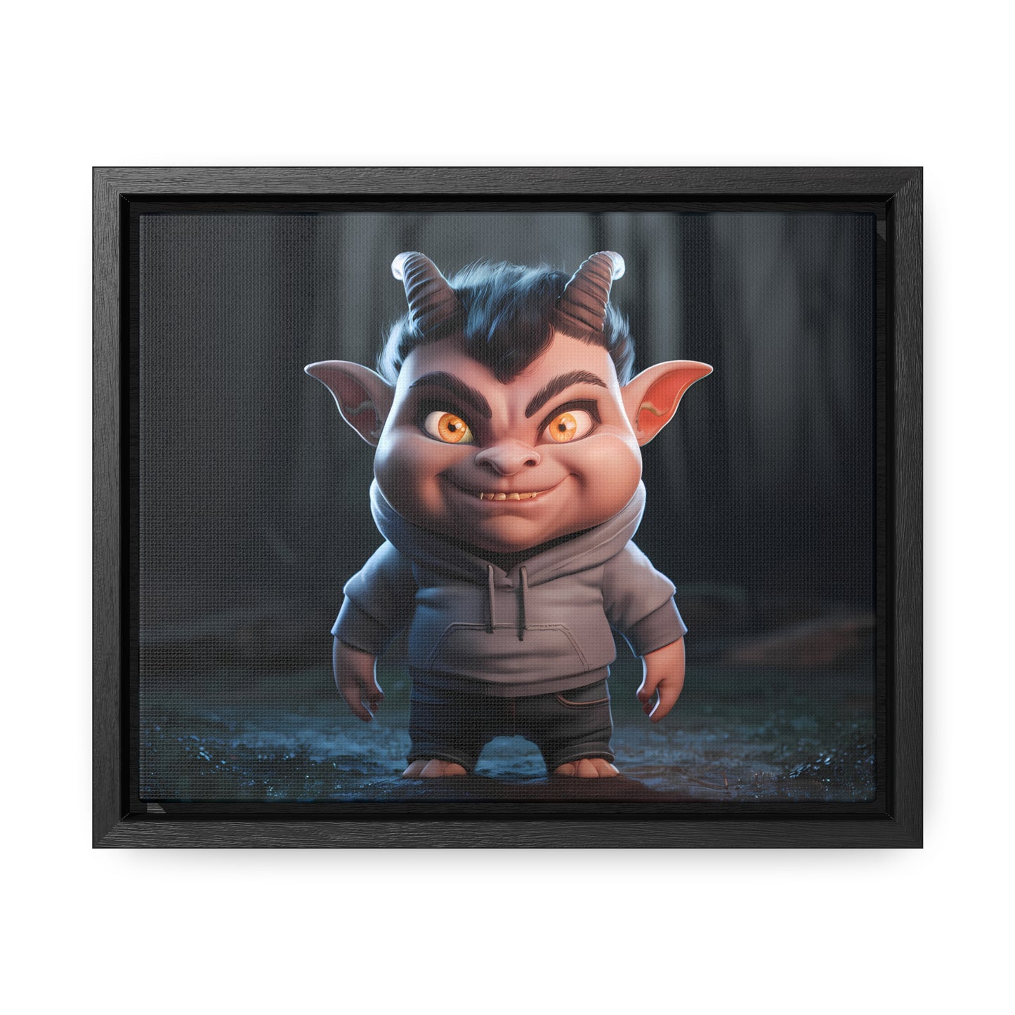 "Forest Mischief" - Gallery Canvas Wraps, Horizontal Frame
