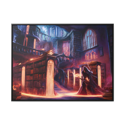 The Arcane Library of Eternal Knowledge - Gallery Canvas Wraps, Horizontal Frame