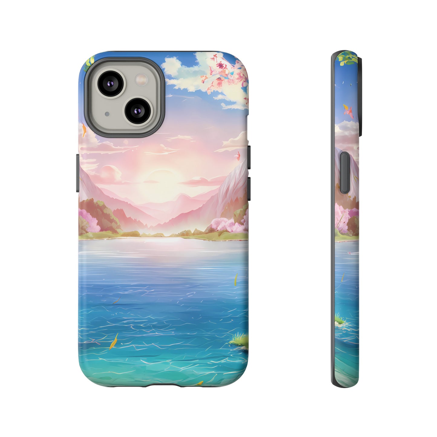 Serene Lake and Mountains - Smartphone Tough Cases