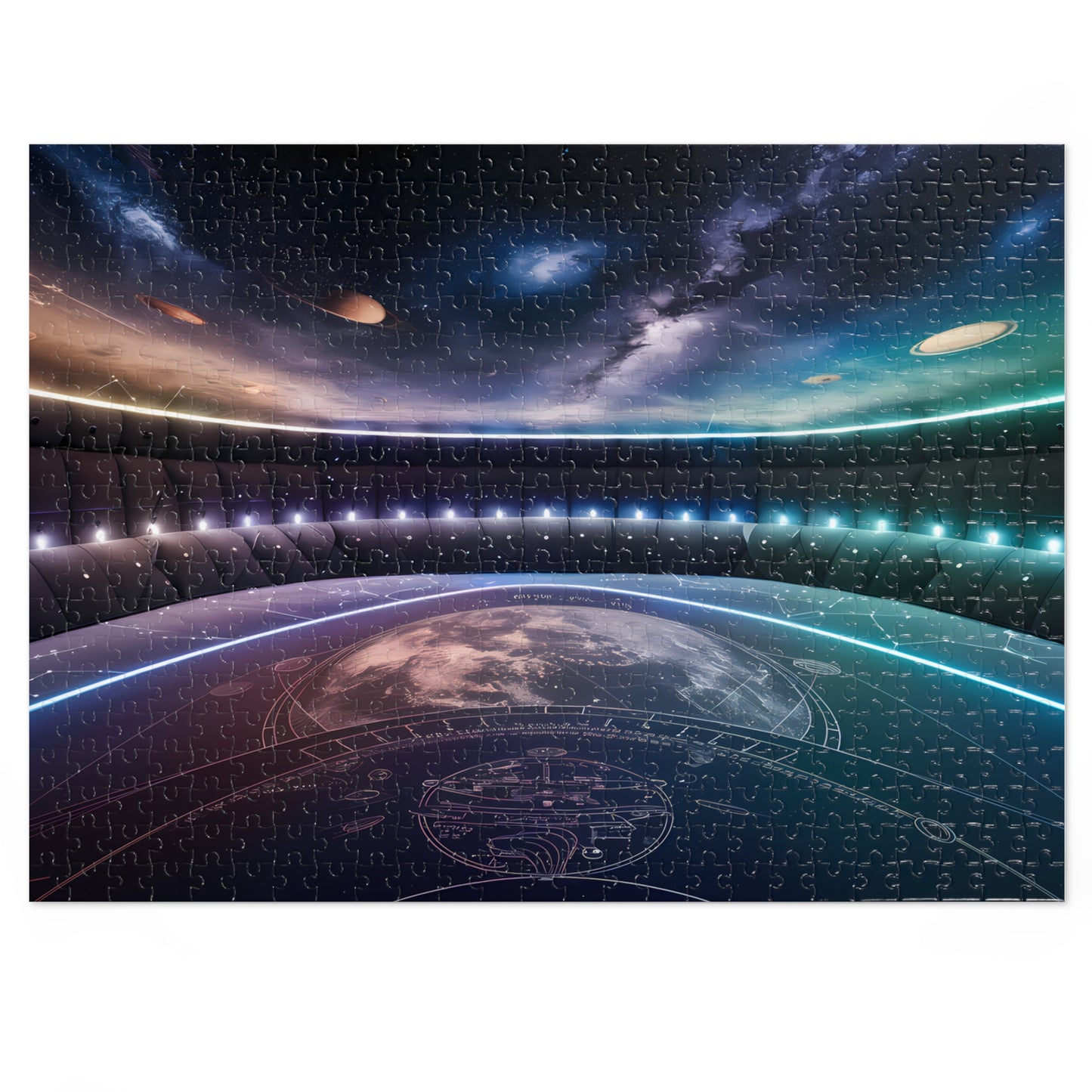 Stellar Observatory Interface - Jigsaw Puzzle (30, 110, 252, 500,1000-Piece)