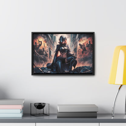 "Shadow of the Resistance" - Gallery Canvas Wraps, Horizontal Frame