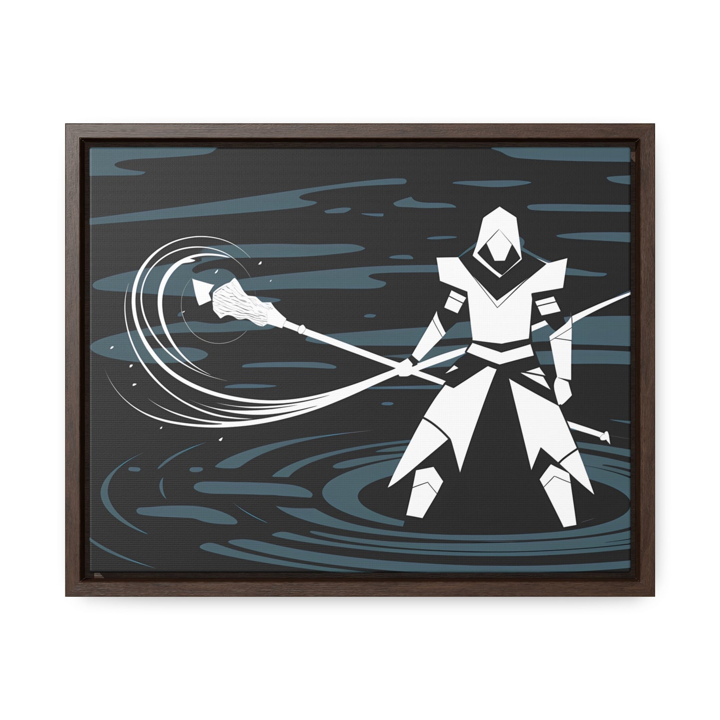 "Guardian of the Abyss" - Gallery Canvas Wraps, Horizontal Frame