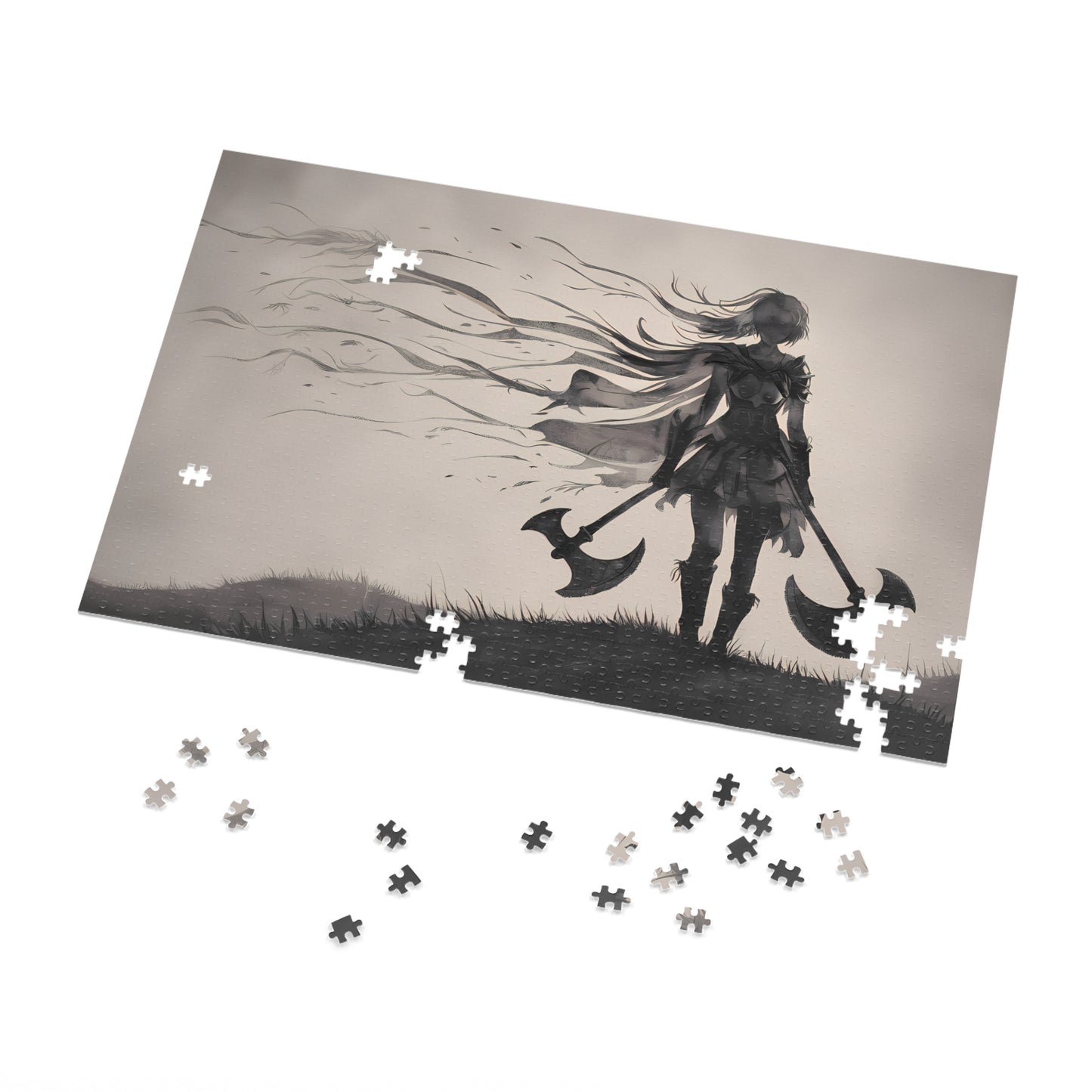 Whispers of the Fallen Warrior - Jigsaw Puzzle (30, 110, 252, 500,1000-Piece)