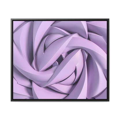 Spiral Petals - Gallery Canvas Wraps, Horizontal Frame