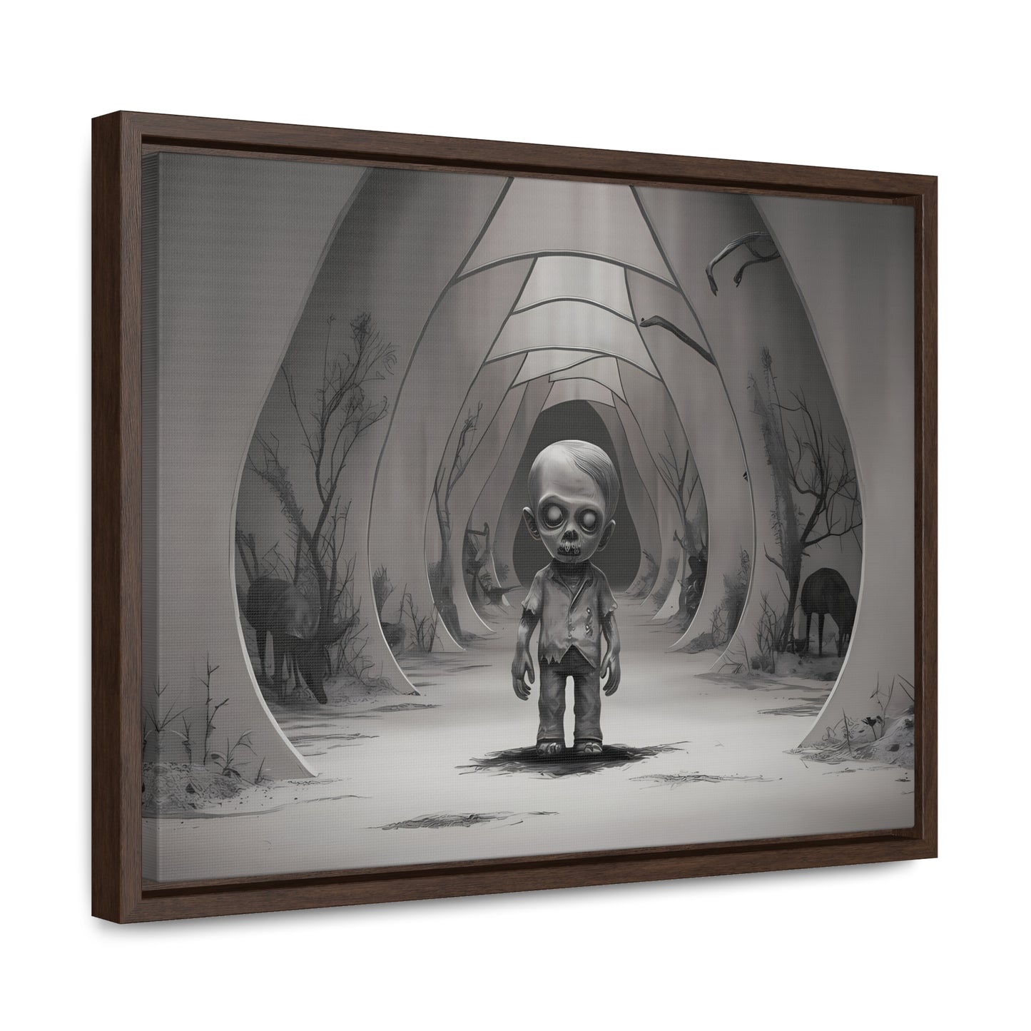 "Echoes of the Forgotten" - Gallery Canvas Wraps, Horizontal Frame