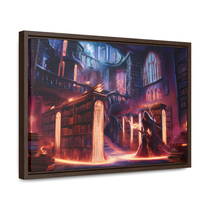 The Arcane Library of Eternal Knowledge - Gallery Canvas Wraps, Horizontal Frame
