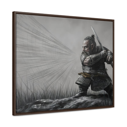 Defender of the Grey Plains - Gallery Canvas Wraps, Horizontal Frame