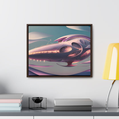 Voyage of the Celestial Whale - Gallery Canvas Wraps, Horizontal Frame