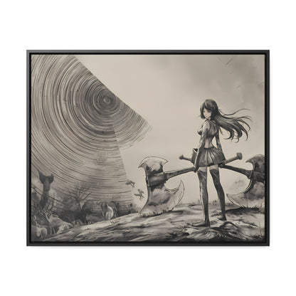Echoes of the Abyss - Gallery Canvas Wraps, Horizontal Frame