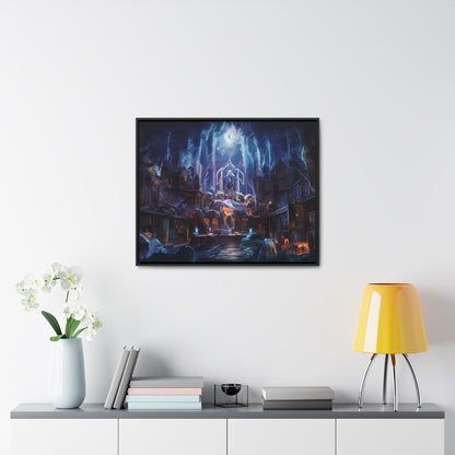 Sanctuary of the Forgotten Tomes - Gallery Canvas Wraps, Horizontal Frame