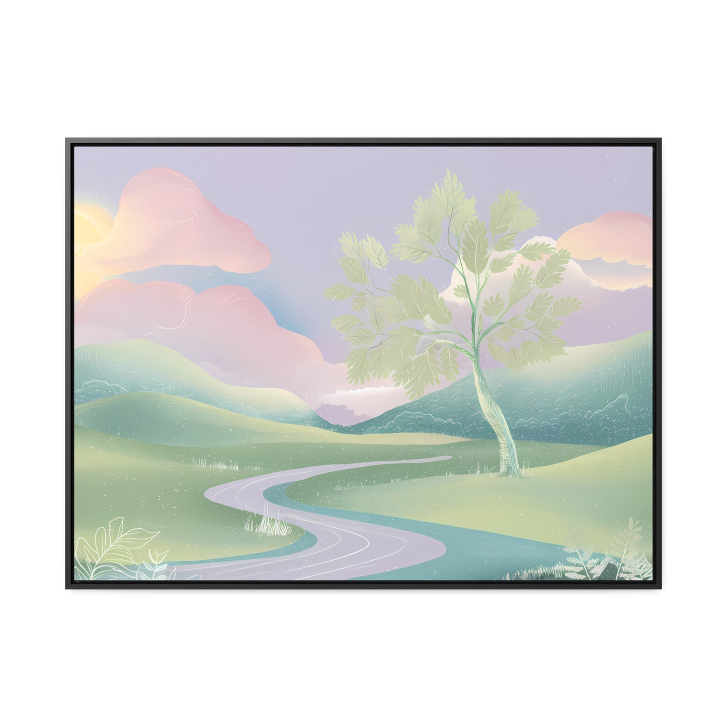Whispers of Dawn - Gallery Canvas Wraps, Horizontal Frame