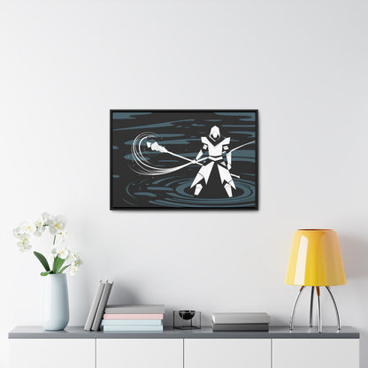 "Guardian of the Abyss" - Gallery Canvas Wraps, Horizontal Frame
