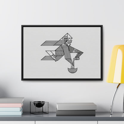 "The Water Bearer" - Gallery Canvas Wraps, Horizontal Frame