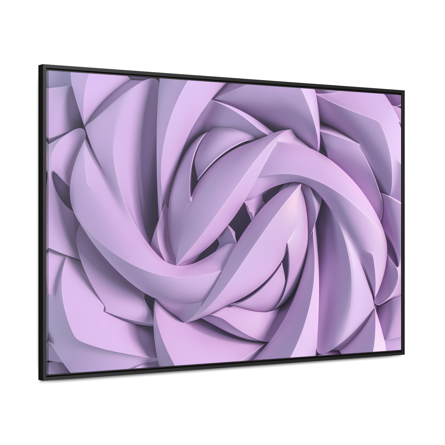 Spiral Petals - Gallery Canvas Wraps, Horizontal Frame