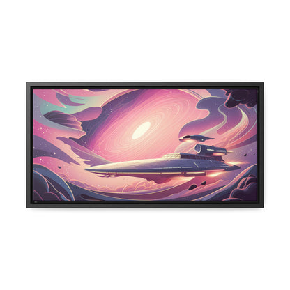 Voyage Through the Cosmic Vortex - Gallery Canvas Wraps, Horizontal Frame