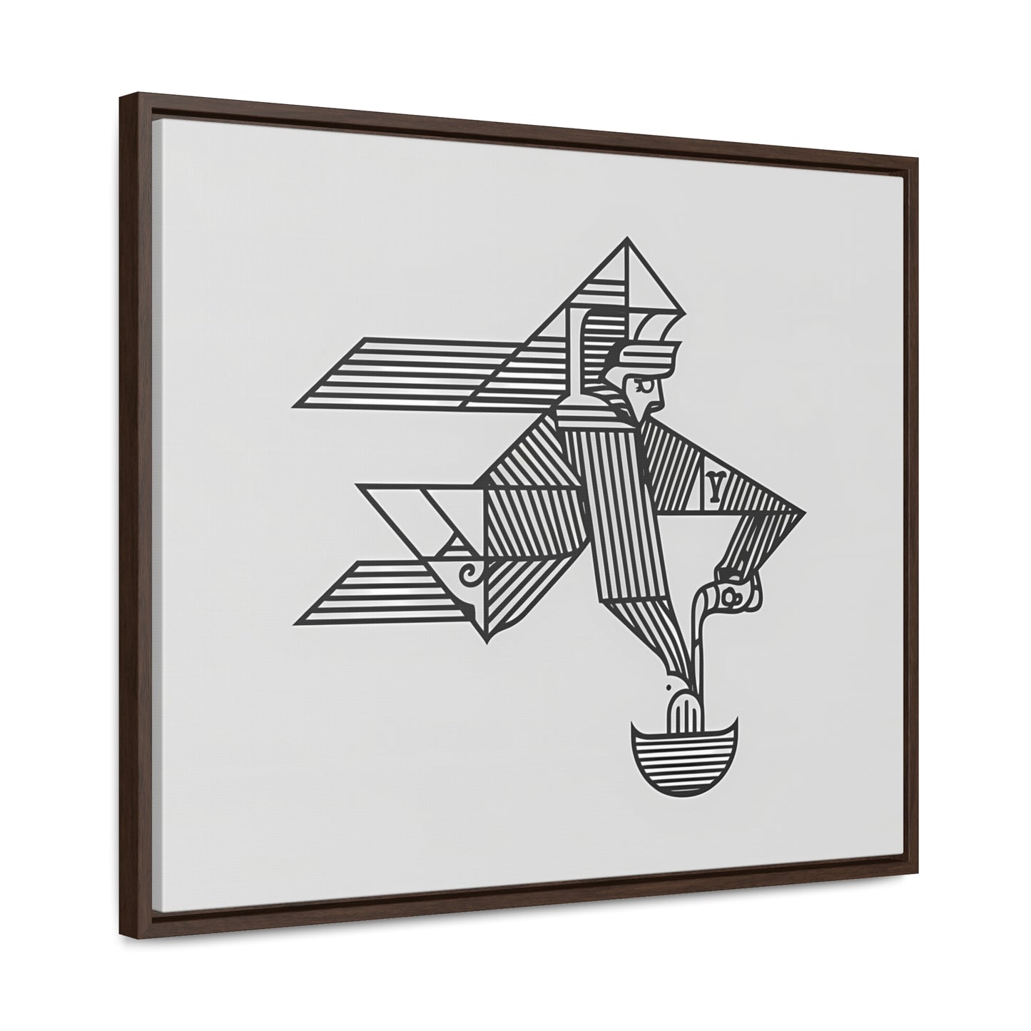 "The Water Bearer" - Gallery Canvas Wraps, Horizontal Frame
