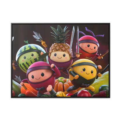 Fruit Ninja Warriors - Gallery Canvas Wraps, Horizontal Frame