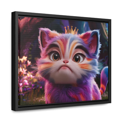 Regal Whiskers in the Enchanted Forest - Gallery Canvas Wraps, Horizontal Frame