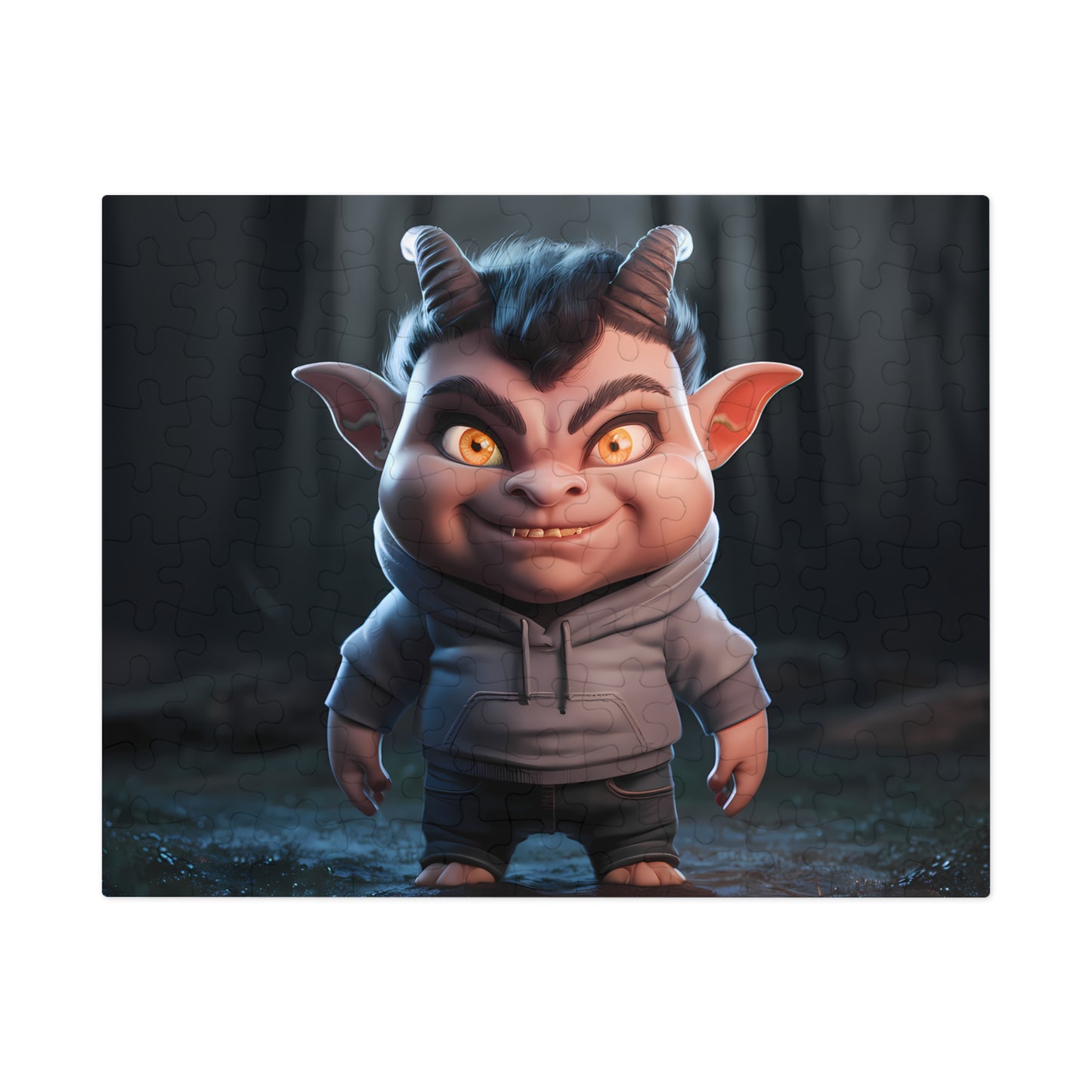 The Mischievous Forest Goblin - Jigsaw Puzzle (30, 110, 252, 500,1000-Piece)