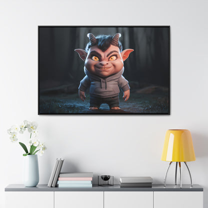 "Forest Mischief" - Gallery Canvas Wraps, Horizontal Frame