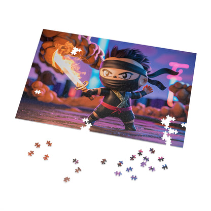Flameblade Ninja Showdown - Jigsaw Puzzle (30, 110, 252, 500,1000-Piece)