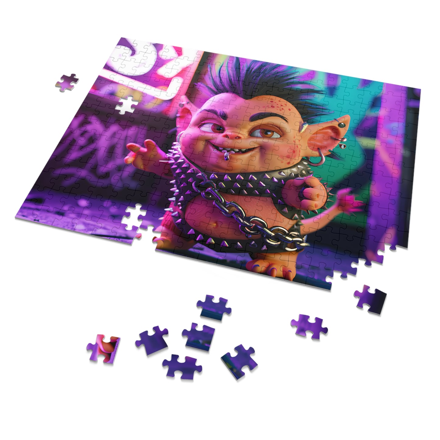 Punk Goblin Grooves - Jigsaw Puzzle (30, 110, 252, 500,1000-Piece)