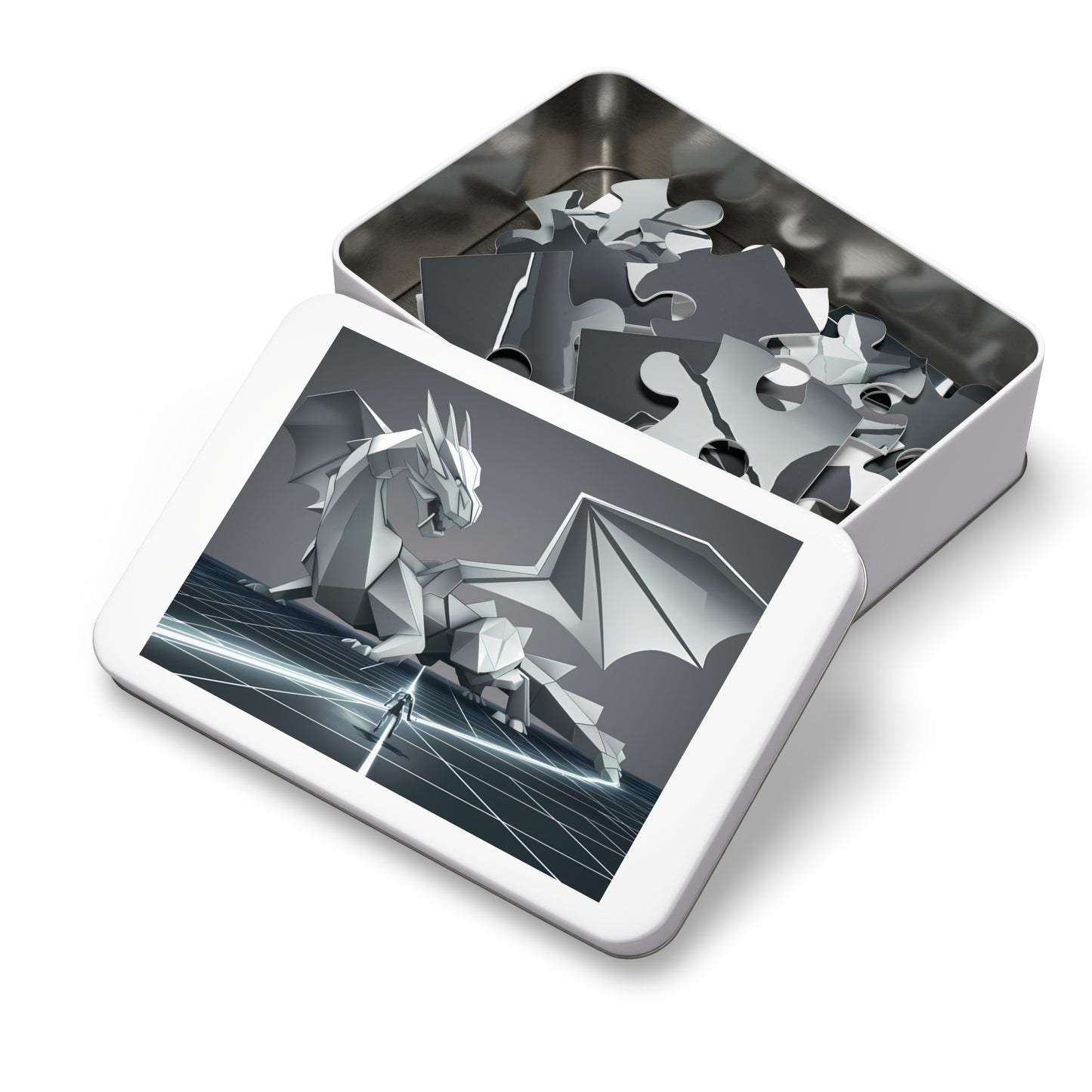 The Cyber Dragon's Challenge - Jigsaw Puzzle (30, 110, 252, 500,1000-Piece)