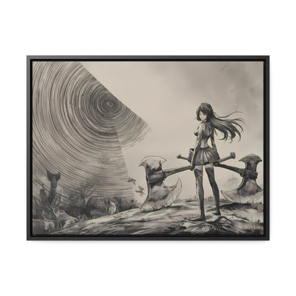Echoes of the Abyss - Gallery Canvas Wraps, Horizontal Frame