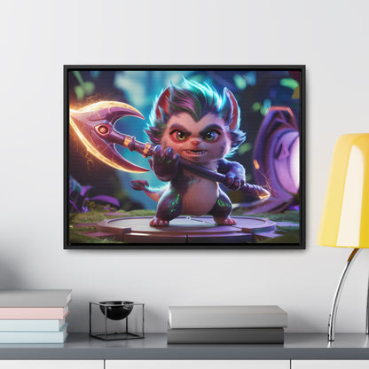 "Fierce Guardian of the Enchanted Forest" - Gallery Canvas Wraps, Horizontal Frame
