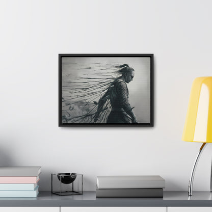 "Endurance in Silence" - Gallery Canvas Wraps, Horizontal Frame
