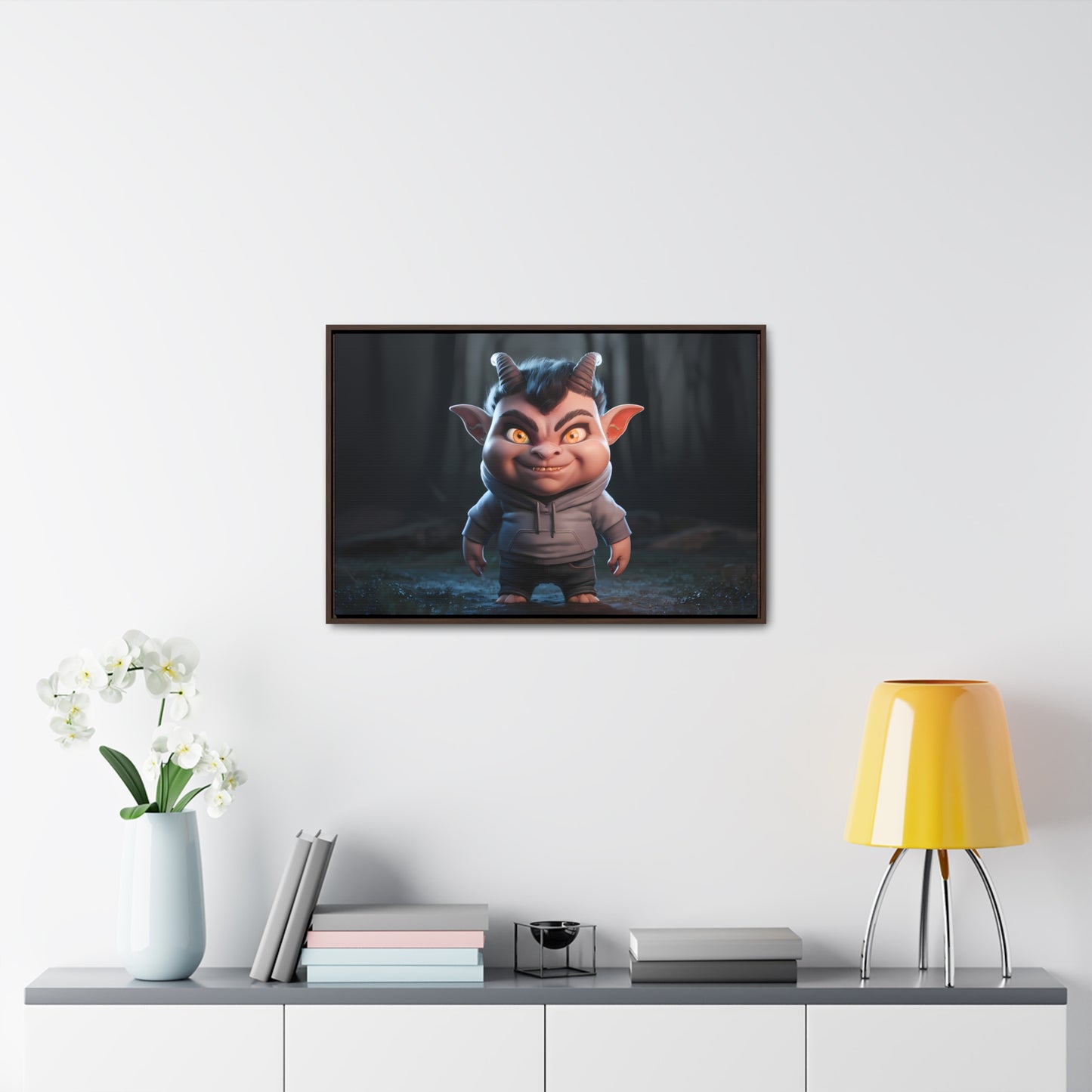 "Forest Mischief" - Gallery Canvas Wraps, Horizontal Frame